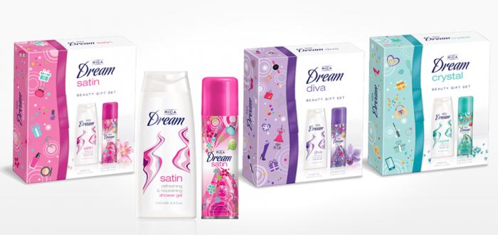 Rica Dream Gift set 120ml Body spray & 200ml shower gel